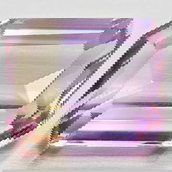 Natural Bi Color Ametrine 2.37 Ct. Octagon Shape 8.8 x 7.2 Mm Gemstone From Bolivia (1 of 3)