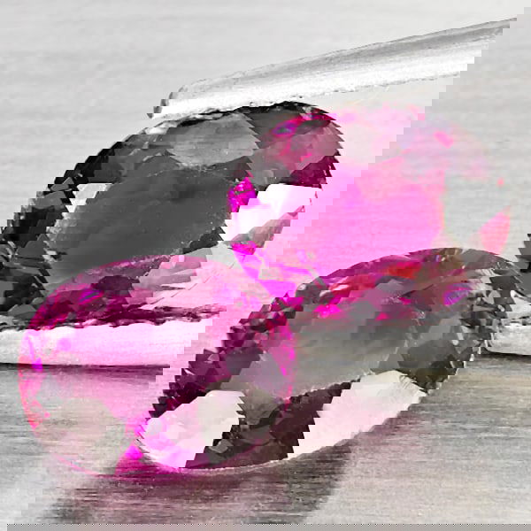 Natural Pink Tourmaline 2.46 Ct. 2 Pcs. Oval Shape 6.7 x 5.8 Mm. Unheated Gemstone from Nigeria (1 of 3)