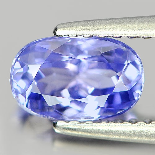 Natural Violet Tanzanite 1.31 Ct. Oval Shape 7.80 x 5.00 Mm. Gemstone from Tanzania: Product ID: 807005446 Product Name: Natural Tanzanite Weight: 1.31 CT. Size: 7.80 x 5.00 x 4.18 MM. Shape: Oval Color: Violet Clarity:VSI Luster: Good Gems Origin: Tanzania Treatment: Heated Crystal S