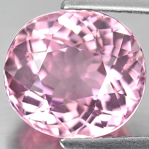 Natural Pink Tourmaline 4.60 Ct. Oval Shape 10.6 x 9.6 Mm Gemstone from Mozambique: Product ID: 807223527 Product Name: Natural Tourmaline Weight: 4.60 CT. Size: 10.6 x 9.6 x 6.9 MM. Shape: Oval Color: Pink Clarity:VSI Luster: Very Good Gems Origin: Mozambique, Afarica Treatment: Unh