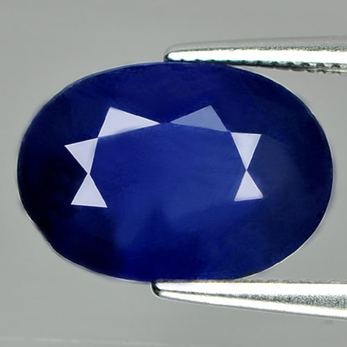 Natural Blue Sapphire 4.63 Ct. Oval Shape 12.3 x 8.7 Mm Gemstone from Madagascar: Product ID: 806009975 Product Name: Natural Blue Sapphire Weight: 4.63 CT. Size: 12.3 x 8.7 x 4.6 MM. Shape: Oval Color: Blue Clarity:SI2 Luster: Good Gems Origin: Madagascar Treatment: Heated (Lead-g