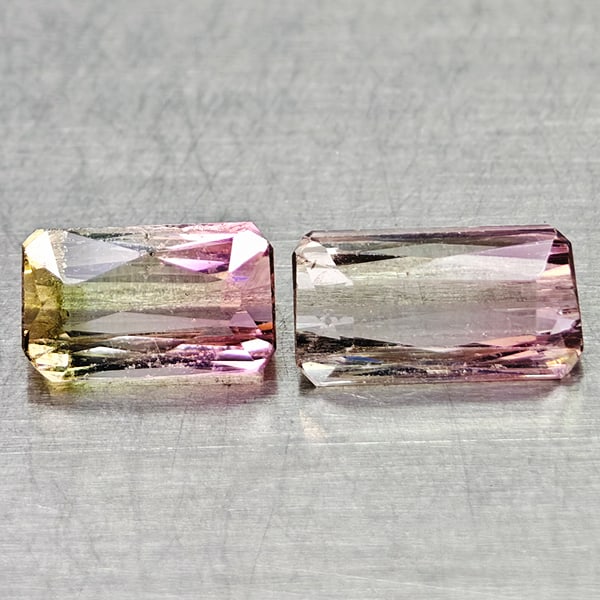 Natural Fancy Color Pink Tourmaline 1.40 Ct. 2 Pcs Octagon Shape Gemstones From Nigeria: Product ID: 807250564 Product Name: Natural Tourmaline Weight: 1.40 CT. Size: 6.8 x 3.7 x 2.9 to 6 x 3.6 x 3.1 MM. Shape: Octagon Color: Fancy Color Pink Clarity:VSI Luster: Good Gems Origin: Nigeria