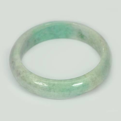 Natural Multi Color Jade Bangle 303.62 Ct. Diameter 57 Mm. Gemstone From Thailand (1 of 3)