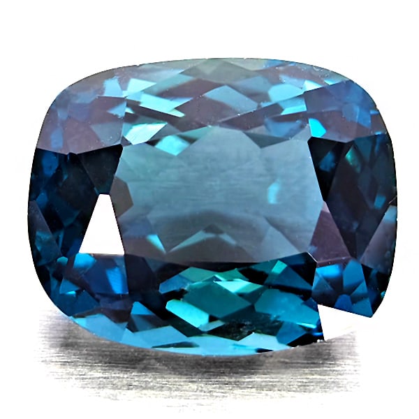Natural London Blue Topaz 3.96 Ct. Cushion Shape 9.9 x 8 Mm Gemstone from Brazil (1 of 3)
