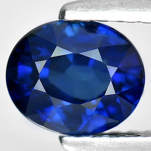 Natural Blue Sapphire 1.46 Ct. Clean Oval Shape 6.74 x 5.64 Mm. Gemstone from Madagascar (1 of 4)
