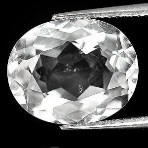 Natural White Quartz 8.25 Ct. Oval Shape 15.6 x 12.7 Mm Gemstone from Brazil (1 of 3)