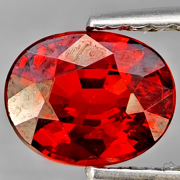 Natural Orangish Red Spessartine Garnet 0.87 Ct. Oval Shape 6.2 x 5 Mm Gemstones From Namibia: Product ID: 802937334 Product Name: Natural Garnet Weight: 0.87 CT. Size: 6.2 x 5 x 3.1 MM. Shape: Oval Shape Color: Orangish Red Clarity:SI1 Luster: Good Gems Origin: Namibia Treatment: Unheated Crys