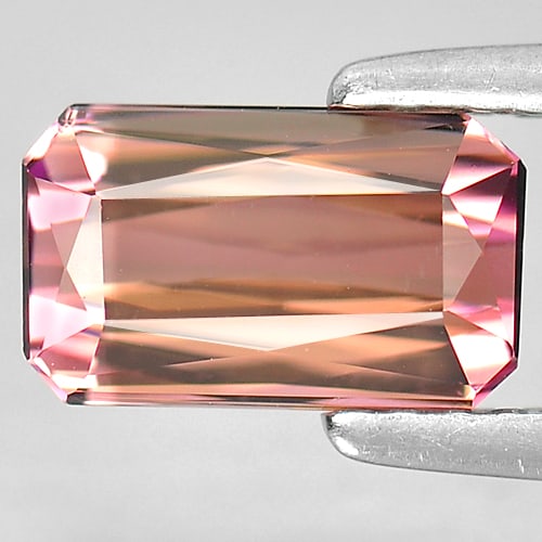 Natural Pink Tourmaline 1.74 Ct. Octagon Shape 8.5 x 5.1 Mm. Gemstone from Nigeria (1 of 3)