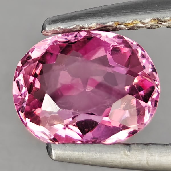 Natural Pink Tourmaline 0.78 Ct. Oval Shape 6.5 x 3.8 Mm Gemstones From Nigeria (1 of 3)
