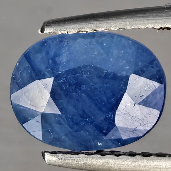 Natural Blue Sapphire 3.46 Ct. Oval Shape 9.5 x 7.4 Mm Gemstone From Madagascar (1 of 3)