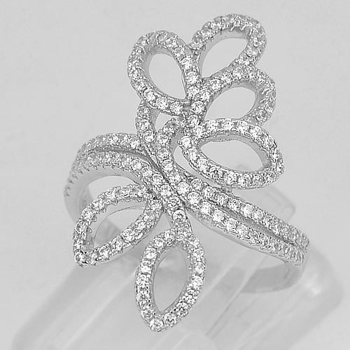 925 Sterling Silver Ring Jewelry White Gold Plated 3.86 Grams Size 7: Product ID: 280710001 Product Type: 925 Sterling Silver Fine Jewelry Jewelry Weight: 3.86 Grams. Ring Size: 7 Resizable(Fee) Gemstones Color: Silver Metal: Solid Silver 92.5%. Gemstone Detail: Average