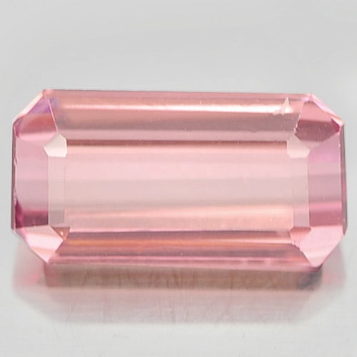Natural Pink Tourmaline 0.77 Ct. Octagon Shape 7.2 x 3.7 Mm Gemstone From Nigeria (1 of 3)
