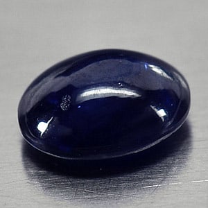 Natural Blue Sapphire 2.35 Ct. Oval Cabochon Shape 7 x 6.5 Mm Gemstone from Sri Lanka: Product ID: 806009123 Product Name: Natural Blue Sapphire Weight: 2.35 CT. Size: 7 x 6.5 x 4.9 MM. Shape: Heart Color: Blue Clarity:Opaque Luster: Good Gems Origin: Ceylon Treatment: Heated Crystal St