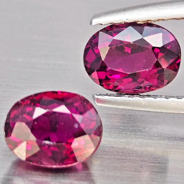 Natural Pink Tourmaline 2.04 Ct. 2 Pcs. Oval Shape 7 x 5.2 Mm. Unheated Gemstone From Nigeria: Product ID: 807251350 Product Name: Natural Tourmaline Weight: 2.04 CT. Size: 7 x 5.2 x 4.2 MM. Shape: Oval Shape Color: Pink Clarity:SI1 Luster: Good Gems Origin: Nigeria Treatment: Unheated Crystal
