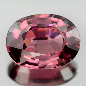 Natural Imperial Pink Zircon 4.78 Ct. Clean Oval Shape 11.1 x 8.3 Mm. Gemstone from Tanzania (1 of 3)