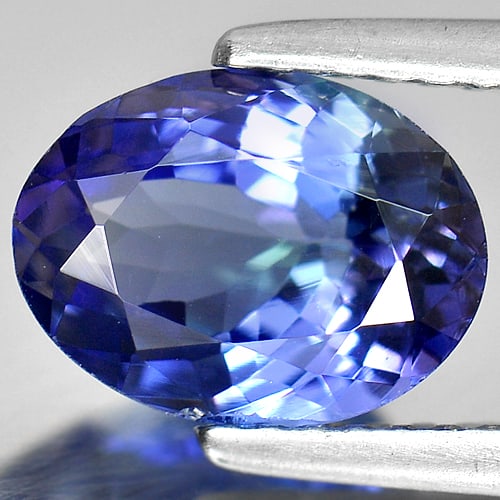 Natural Violetish Blue Tanzanite 1.86 Ct. VVS Oval Shape 9 x 7 Mm Gemstone From Tanzania (1 of 3)