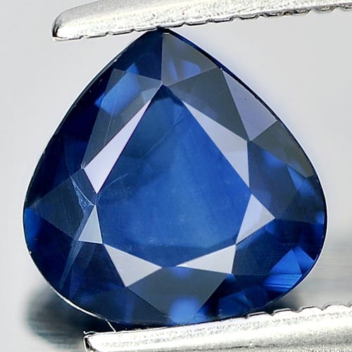 Natural Blue Sapphire 1.36 Ct. Pear Shape 7.1 x 7.1 Mm. Gemstone From Thailand: Product ID: 806008962 Product Name: Natural Blue Sapphire Weight: 1.36 CT. Size: 7.1 x 7.1 x 3.2 MM. Shape: Pear Color: Blue Clarity:VSI Luster: Good Gems Origin: Thailand Treatment: Heated Crystal St