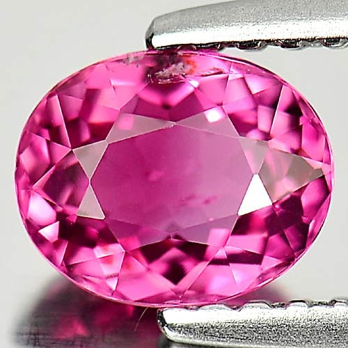 Natural Pink Tourmaline 0.76 Ct. Oval Shape 6.4 x 5.2 Mm Gemstone From Nigeria (1 of 3)