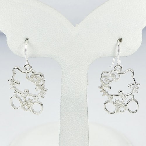 925 Sterling Silver Earrings Jewelry White Gold Plated 3.22 Grams: Product ID: 280320030 Product Type: 925 Sterling Silver Fine Jewelry Jewelry Weight: 3.22 Grams. Gemstones Color: Silver Metal: Solid Silver 92.5%. Gemstone Detail: Average Range 3.22 - 3.44 Grams Per