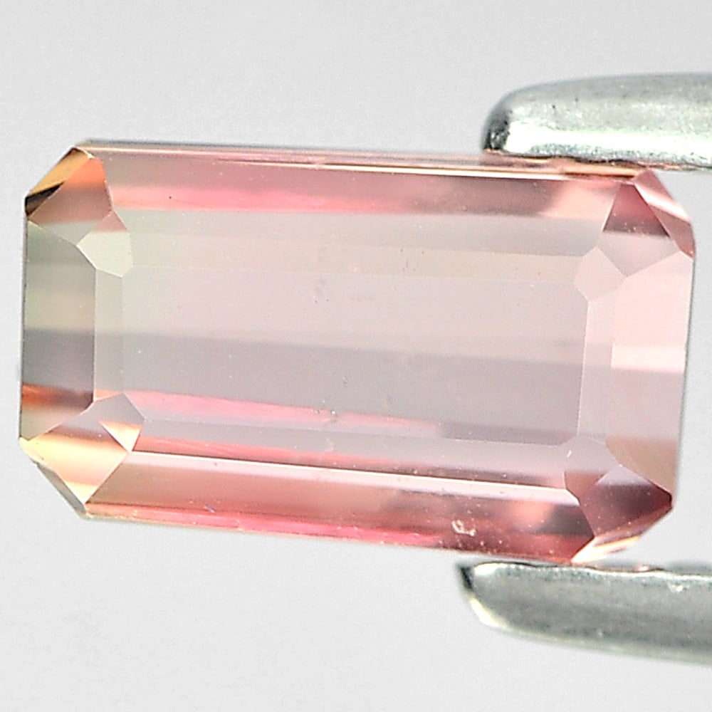 Natural Pink Tourmaline 1.12 Ct. Octagon Shape 7.7 x 4.6 Mm Gemstone From Nigeria (1 of 3)