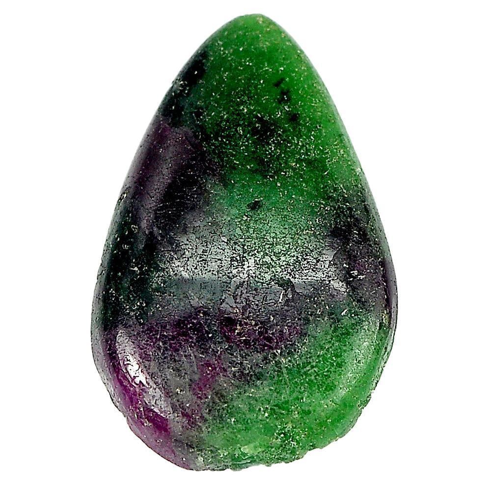 Natural Red Zoisite Ruby 11.54 Ct Pear Cabochon Shape 22 x 14.2 Mm Gemstone from Madagascar: Product ID: 805934964 Product Name: Natural Ruby Weight: 11.54 CT. Size: 22 x 14.2 x 4.3 MM. Shape: Pear Cabochon Color: Multi-Color Clarity:Opaque Luster: Good Gems Origin: Madagascar Treatment: Unhe