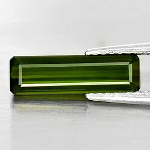 Natural Green Tourmaline Gemstones 1.84 Ct. Clean Octagon Shape 13.5 x 4 Mm.: Product ID: 807242953 Product Name: Natural Tourmaline Weight: 1.84 CT. Size: 13.5 x 4 x 3.3 MM. Shape: Octagon Color: Green Clarity:VVS Luster: Good Gems Origin: Nigeria Treatment: Unheated Crystal S