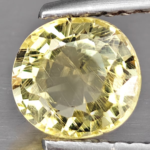 Natural Yellow Beryl 0.95 Ct. Oval Shape 6.7 x 6.2 Mm Gemstone From Brazil: Product ID: 801102759 Product Name: Natural Beryl Weight: 0.95 CT. Size: 6.7 x 6.2 x 4.2 MM. Shape: Oval Shape Color: Yellow Clarity:SI1 Luster: Good Gems Origin: Brazil Treatment: Unheated Crystal St