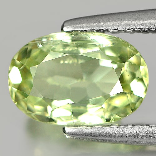Natural Green Tourmaline 1.16 Ct. Oval Shape 7.7 x 5.1 Mm Gemstone from Nigeria (1 of 3)
