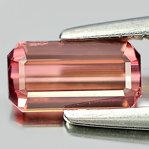 Natural Pink Tourmaline Gemstone 0.59 Ct. Octagon Shape 6.8 x 3.6 Mm. (1 of 3)