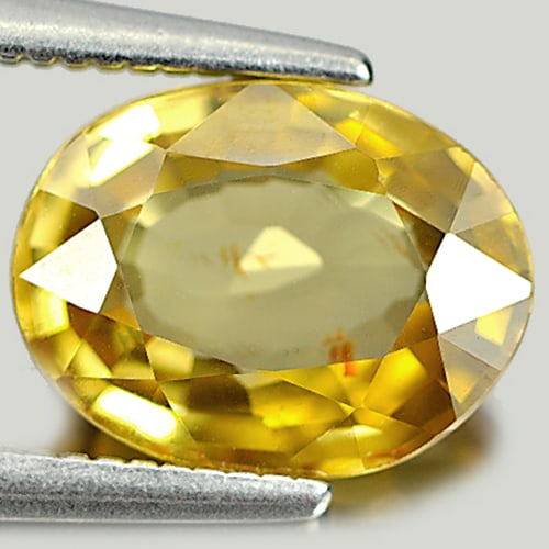 Natural Yellow Zircon Gemstones 2.90 Ct. Oval Shape 9.3 x 7.2 Mm.: Product ID: 807729376 Product Name: Natural Zircon Weight: 2.90 CT. Size: 9.3 x 7.2 x 3.7 MM. Shape: Oval Color: Yellow Clarity:VSI Luster: Very Good Gems Origin: Cambodia Treatment: Heated Crystal St