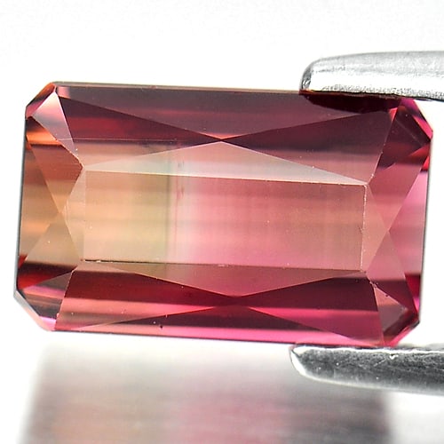 Natural Multi Color Tourmaline Gemstones 2.93 Ct. Clean Octagon Shape 9.8 x 6 Mm.: Product ID: 807236673 Product Name: Natural Tourmaline Weight: 2.93 CT. Size: 9.8 x 6 x 5 MM. Shape: Octagon Color: Multi-Color Clarity:IF Luster: Beautiful Gems Origin: Nigeria Treatment: Unheated Cr