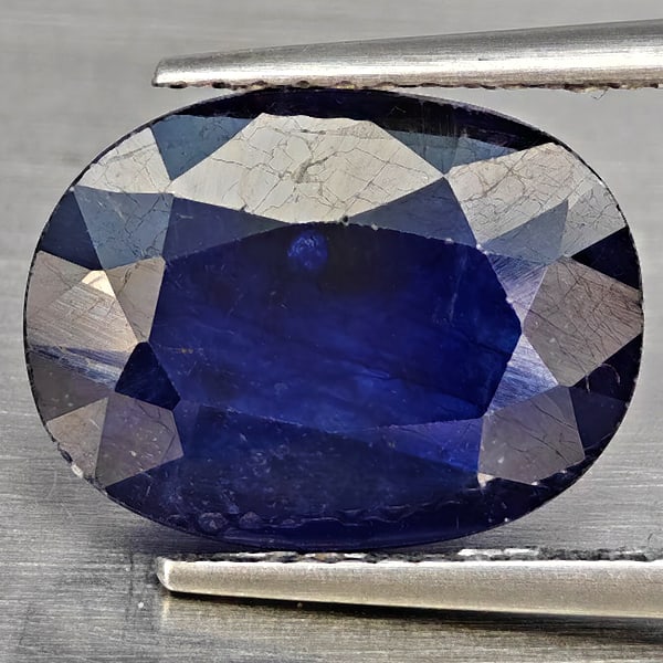 Natural Blue Sapphrie Gemstones 6.14 Ct. Oval Shape 12.5 x 9.6 Mm: Product ID: 806012278 Product Name: Natural Blue Sapphire Weight: 6.14 CT. Size: 12.5 x 9.6 x 5.5 MM. Shape: Oval Color: Blue Clarity:SI1 Luster: Good Gems Origin: Madagascar Treatment: Heated (Lead-g