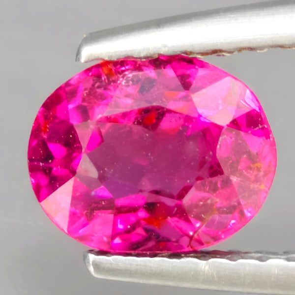 Natural Pink Tourmaline 1.23 Ct. Oval Shape 7.3 x 6 Mm. Unheated Gemstone from Nigeria: Product ID: 807251290 Product Name: Natural Tourmaline Weight: 1.23 CT. Size: 7.3 x 6 x 4.5 MM. Shape: Oval Shape Color: Pink Clarity:SI1 Luster: Very Good Gems Origin: Nigeria Treatment: Unheated Cry