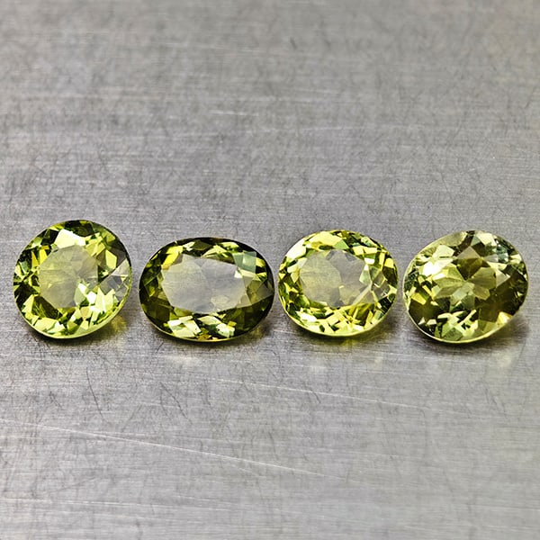 Natural Green Tourmaline 3.24 Ct. 4 Pcs Oval Shape 6.8 x 5.3 Mm Gemstones From Nigeria: Product ID: 807250615 Product Name: Natural Tourmaline Weight: 3.24 CT. Size: 6.8 x 5.3 x 3.2 MM. Shape: Oval Color: Green Clarity:VSI Luster: Good Gems Origin: Nigeria Treatment: Unheated Crystal Str