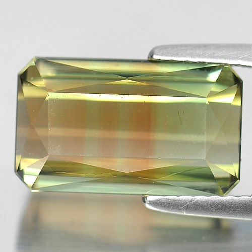 Natural Clean Bi Color Tourmaline Gemstones 5.87 Ct. Octagon Shape 13.1 x 7.9 Mm.: Product ID: 807232431 Product Name: Natural Tourmaline Weight: 5.87 CT. Size: 13.1 x 7.9 x 5.5 MM. Shape: Octagon Color: Bi Color Clarity:IF Luster: Beautiful Gems Origin: Nigeria Treatment: Unheated 