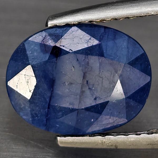 Natural Blue Sapphire Gemstones 4.36 Ct. Oval Shape 10.7 x 8.3 Mm.: Product ID: 806012445 Product Name: Natural Blue Sapphire Weight: 4.36 CT. Size: 10.7 x 8.3 x 5.6 MM. Shape: Oval Shape Color: Blue Clarity:SI1 Luster: Good Gems Origin: Madagascar Treatment: Heated (