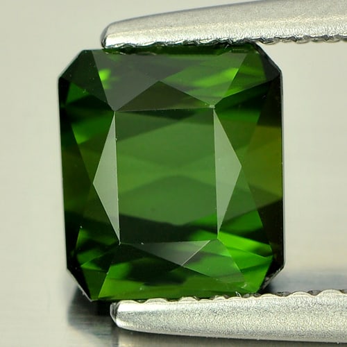Natural Green Tourmaline Gemstones 1.58 Ct. Octagon Shape 6.9 x 6.1 Mm.: Product ID: 807240978 Product Name: Natural Tourmaline Weight: 1.58 CT. Size: 6.9 x 6.1 x 4.4 MM. Shape: Octagon Color: Green Clarity:VVS Luster: Good Gems Origin: Nigeria Treatment: Unheated Crystal 