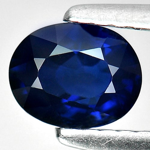 Natural Blue Sapphire Gemstones 0.88 Ct. Oval Shape 6.26 x 5.00 Mm. (1 of 4)