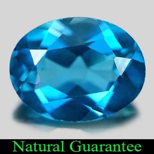 Natural London Blue Topaz Gemstones 2.19 Ct. VVS Oval Shape 9.3 x 7.2 Mm.: Product ID: 807162111 Product Name: Natural Blue Topaz Weight: 2.19 CT. Size: 9.3 x 7.2 x 4.4 MM. Shape: Oval Color: Blue Clarity:VVS Luster: Good Gems Origin: Brazil Treatment: Treated Crystal Struct