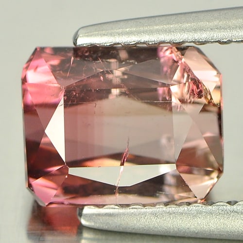 Natural Bi Color Tourmaline Gemstones 1.66 Ct. Octagon Shape 7.1 x 5.6 Mm.: Product ID: 807229851 Product Name: Natural Tourmaline Weight: 1.66 CT. Size: 7.1 x 5.6 x 4.5 MM. Shape: Octagon Color: Bi Color Clarity:SI1 Luster: Good Gems Origin: Nigeria Treatment: Unheated Cryst