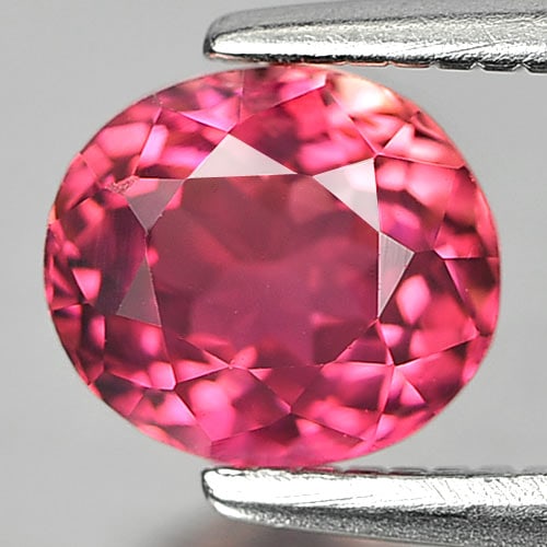 Natural Pink Tourmaline Gemstones 0.99 Ct. VS Oval Shape 6.3 x 5.6 Mm.: Product ID: 807244016 Product Name: Natural Tourmaline Weight: 0.99 CT. Size: 6.3 x 5.6 x 4.2 MM. Shape: Oval Color: Pink Clarity:VS Luster: Very Good Gems Origin: Nigeria Treatment: Unheated Crystal 