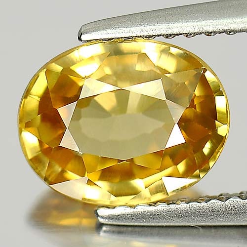 Natural Yellow Zircon Gemstones 2.64 Ct. Oval Shape 8.8 x 7 Mm.: Product ID: 807729731 Product Name: Natural Zircon Weight: 2.64 CT. Size: 8.8 x 7 x 4 MM. Shape: Oval Color: Yellow Clarity:VVS Luster: Good Gems Origin: Cambodia Treatment: Heated Crystal Structure: 