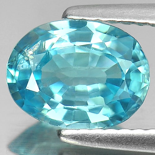 Natural Blue Zircon Gemstones 2.17 Ct. Oval Shape 8.9 x 6.8 Mm.: Product ID: 807720773 Product Name: Natural Zircon Weight: 2.17 CT. Size: 8.9 x 6.8 x 3.6 MM. Shape: Oval Color: Blue Clarity:VSI Luster: Good Gems Origin: Cambodia Treatment: Heated Crystal Structure