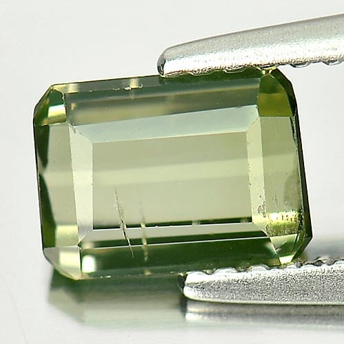 Natural Green Tourmaline Gemstones 1.24 Ct. Octagon Shape 7 x 5.2 Mm.: Product ID: 807245609 Product Name: Natural Tourmaline Weight: 1.24 CT. Size: 7 x 5.2 x 3.4 MM. Shape: Octagon Color: Light Green Clarity:SI1 Luster: Good Gems Origin: Nigeria Treatment: Unheated Crys