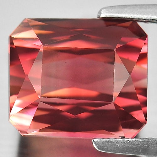 Natural Orangish Pink Tourmaline Gemstones 5.11 Ct. Clean Octagon Shape 9.6 x 8.3 Mm.: Product ID: 807228422 Product Name: Natural Tourmaline Weight: 5.11 CT. Size: 9.6 x 8.3 x 7.1 MM. Shape: Octagon Color: Pink Clarity:IF Luster: Good Gems Origin: Nigeria Treatment: Unheated Crystal St