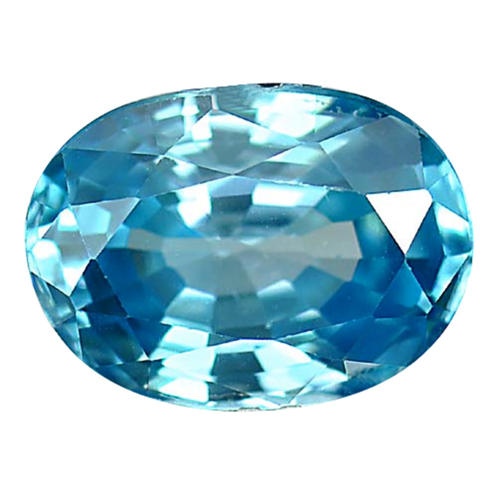 Natural Blue Zircon Gemstones 3.36 Ct. Oval Shape 9.4 x 6.8 Mm.: Product ID: 807730223 Product Name: Natural Zircon Weight: 3.36 CT. Size: 9.4 x 6.8 x 4.9 MM. Shape: Oval Color: Blue Clarity:VVS Luster: Very Good Gems Origin: Cambodia Treatment: Heated Crystal Stru