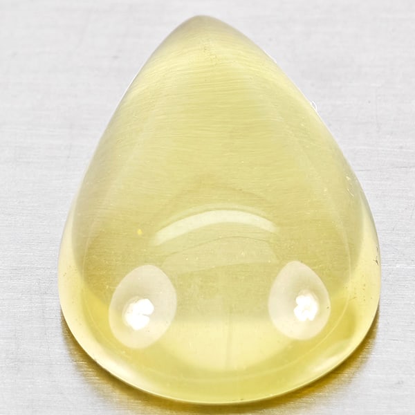 Natural Yellow Lemon Quartz Gemstones 13.18 Ct. Pear Cabochon Shape 20 x 14.4 Mm.: Product ID: 805530080 Product Name: Natural Quartz Weight: 13.18 CT. Size: 20 x 14.4 x 7.8 MM. Shape: Pear Cabochon Color: Yellow Clarity:None Luster: Good Gems Origin: Brazil Treatment: Unheated Crys