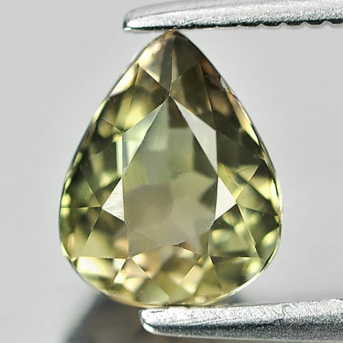 Natural Pinkish Green Tourmaline Gemstones 1.26 Ct. VVS Pear Shape 7.7 x 6.2 Mm.: Product ID: 807244049 Product Name: Natural Tourmaline Weight: 1.26 CT. Size: 7.7 x 6.2 x 4.3 MM. Shape: Pear Color: Pinkish Green Clarity:VVS Luster: Good Gems Origin: Nigeria Treatment: Unheated Cry