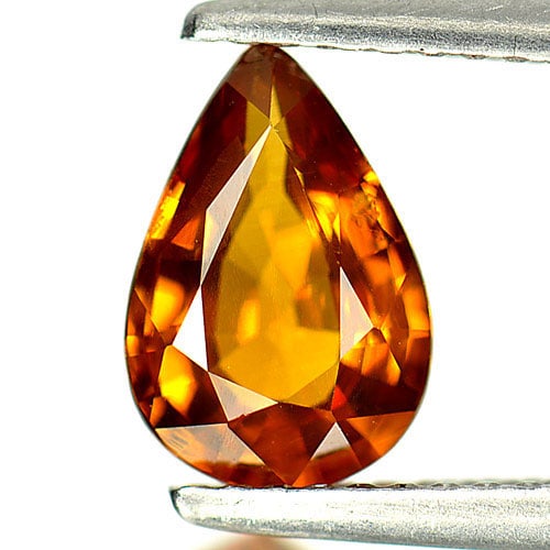 Natural Yellow Sapphire Gemstones 1.49 Ct. Pear Shape 9.2 x 6.4 Mm. (1 of 3)