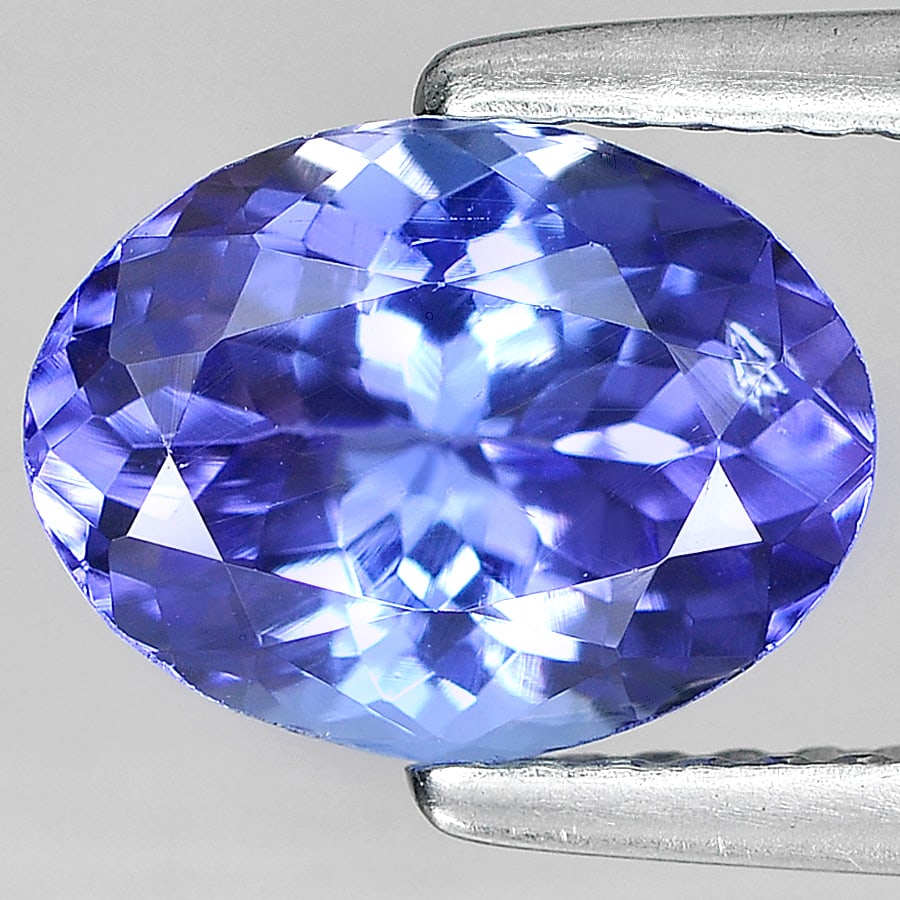 Natural Blue Tanzanite Gemstones 1.82 Ct. Oval Shape 9 x 6.8 Mm. (1 of 3)